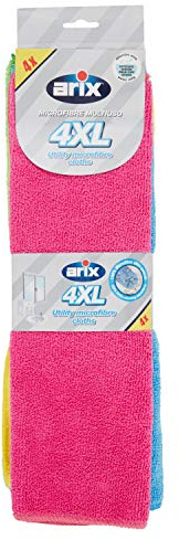 Arix, 4 Microfibre 36X38 cm Multipack Multicolore