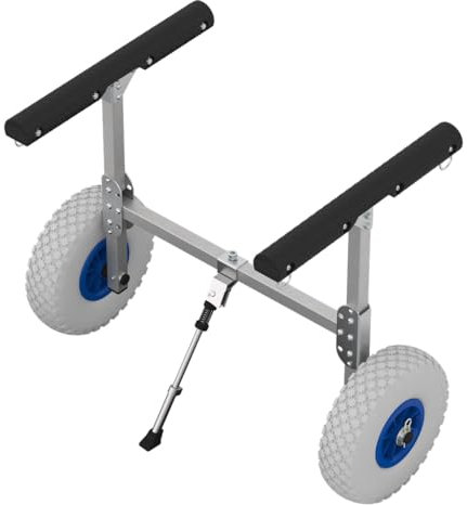 SUPROD Kanuwagen Bootswagen SUP-Transportwagen Aluminium KW260, grau/blau