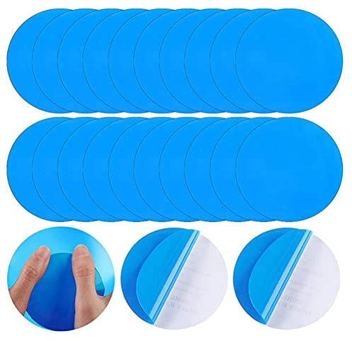 20 Stück Selbstklebende Reparaturflicken Pool für Schwimmbäder, Reparatur-Pool-Flicken, PVC-Reparaturset Pool, Pool-Flicken, Selbstklebend Unterwasser, Klebe-Flicken Pool für Wasserbett, Pool