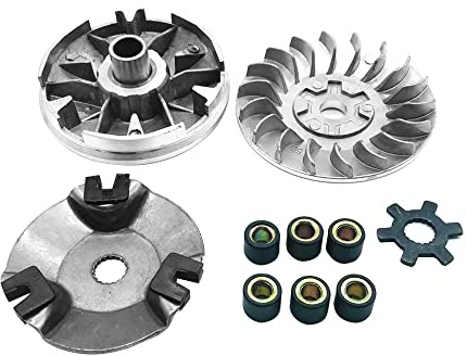 Alnicov Kit complet de variateur pour JOG Tng Adly Aprilia 50cc 49cc Scooter à 2 temps Variateur d'embrayage