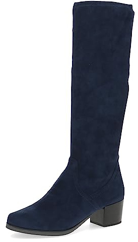 CAPRICE 9-25506-41, Stivali piatti Donna, Blu (Ocean Stretch), 40 EU