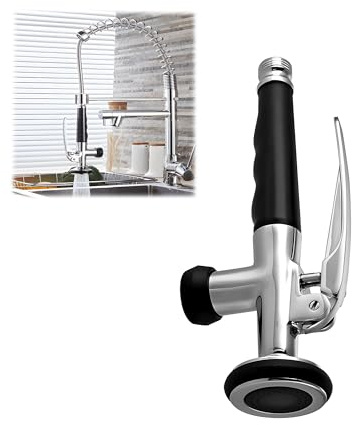 aleawol Profi Gastro Handbrause, Messing Spülbrause Gastro | Ersatzkopf Premium Geschirrbrause Gastro 1/2 Handbrause Küche Gastro Pendelbrause Gastro für Geschirrbrause Gastrobrause