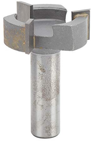 Miskall Punta per fresa con scanalatura a T, coltello da intaglio in lega con fresa per lavorazione del legno con codolo 1/2 e 3 flauto per piallare il legno