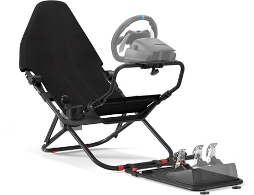 RACGTING Racing Simulator Cockpit for G29 G920 G923, Foldable & Adjustable Racing Seat for Thrustmaster T248X T248 T300 T150 458 TX Xbox PS5 PS4 PC