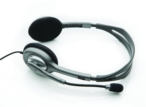 watiowave Auriculares estéreo semiabiertos con micrófono, Ideales para comunicaciones y Entretenimiento en PC y Dispositivos móviles.