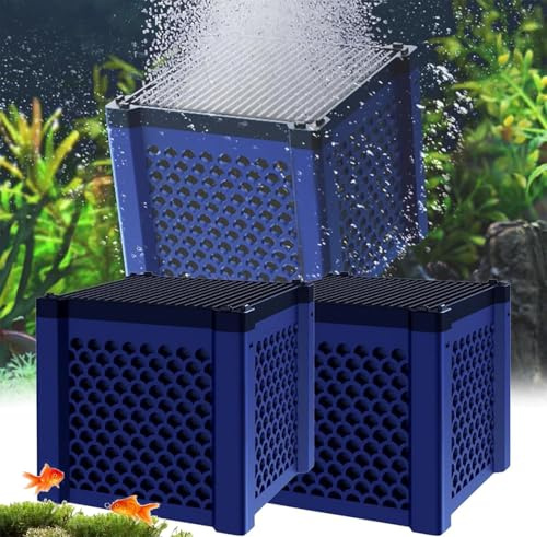 Generisch 2PC Aktivkohle Aquarium, Aktivkohlefilter Wasser, Aktivkohlefilter Pferdetränke, Aktivkohle Tabletten PferdeträNke, Filter Cube, Aktivkohle Pferde, für Teiche, Aquarium, Vorratstank