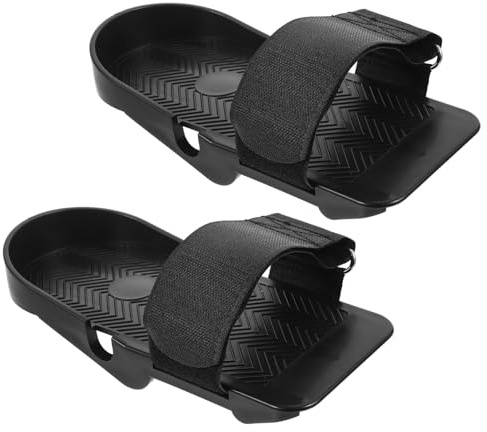 iplusmile Pedales Antideslizantes para Máquina de Remo, 1 Par Negro