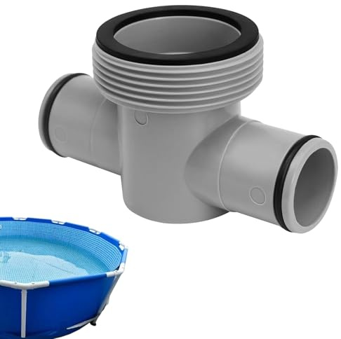 Rrlihjgu Raccordo T Per Tubo Piscina - Connettore a T Divisore per Tubo Piscina,Ricambi Per Pulizia Manutenzione Circolazione