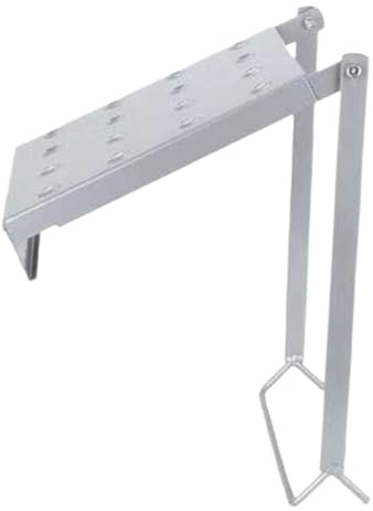 Extension Ladder Tray - 330 lb Load Capacity, Ladder Step Panel, Steel Construction Tool Holder, Universal Mounting Bracket | 150Kg Capacity Extension Hardware Attachment, Professional LadderShelf