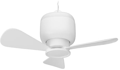 Garosa Ventilateur de Plafond de Tente Portable avec Batterie de 8 000 MAh, Ventilateur Suspendu Rechargeable avec Pales Amovibles et Télécommande, 3 Vitesses pour Pavillon de Camping-car