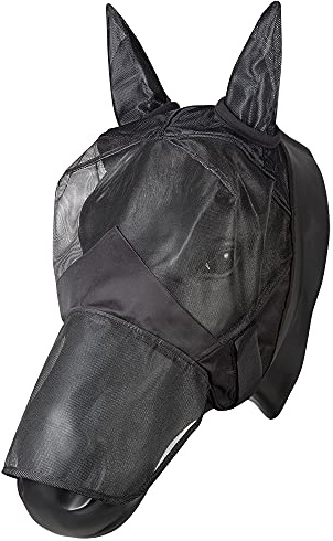 Gesichtsmaske - Reiten, schwarz Cob