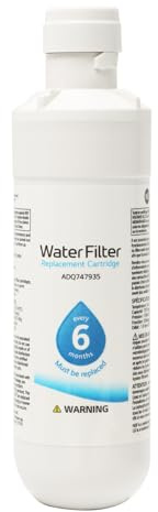 Kylskåpsvattenfilter, universellt externt kylskåpsvattenfilter, LT1000P kylskåpsvattenfilter, vattenfilter, hemborttagare, vit för Kenmore9980 (1 st)