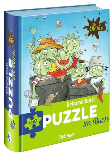Puzzle im Buch: 100 Teile. Die Olchis