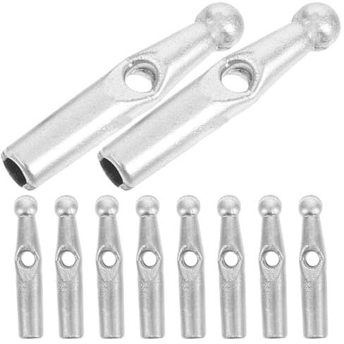 LIFKOME Punte Per La Riparazione Dell'ombrello 10 Pezzi Perline Coda Ombrello In Plastica Punte Per Da Passeggio Da 0 7 Pollici Protezione Ombrello Tappi In Osso Coperture