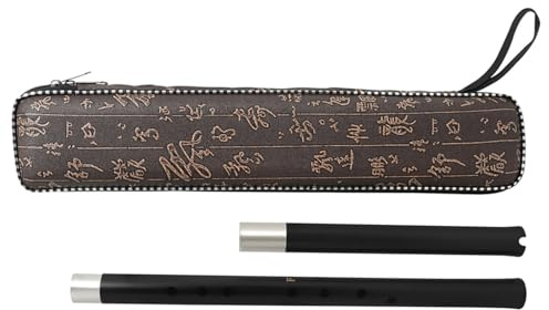 ibasenice Chinese Flöte Aus Rosenholz Teilige Vertikale Blasinstrument Für Anfänger Handgefertigt Kompakt Und Leicht Mit Luxuriösem Lederetui Für Musikliebhaber Und