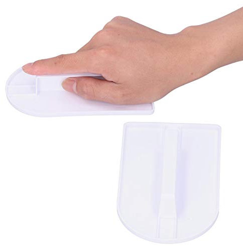 Lisseur de Gâteau Fondant, Spatule Plus Lisse pour Gâteau Plat, Polisseuse de Gâteau en Plastique pour Décoration de Pâtisserie à la Crème de Gâteau