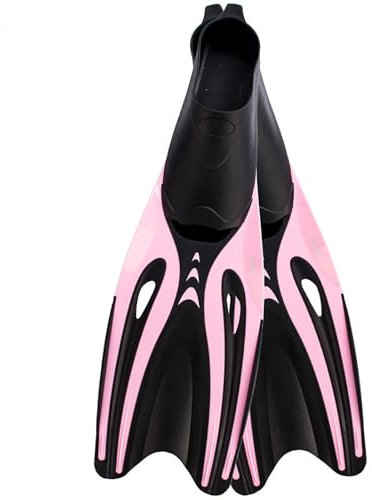 Pinne da Snorkeling,Pinne da Nuoto,Pinne da Immersione per Adulti,Unisex,Pinne Lunghe da Snorkeling Professionali in TPR,Pinne da Allenamento per Immersioni.,Rosa,S