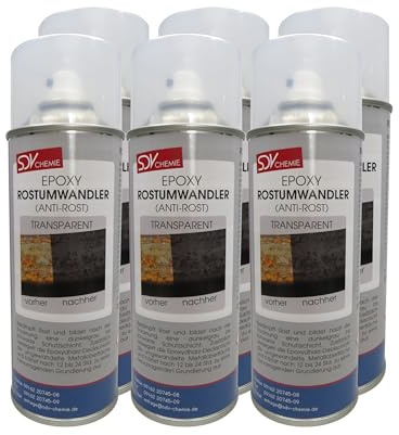 SDV Chemie EPOXY Rostumwandler Spray 6x 450ml Roststopp und Grundierung