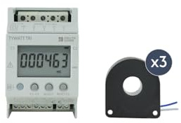 Sous compteur triphasé 60A Delta Dore Tywatt Tri - Double tarif (heures creuses/pleine)