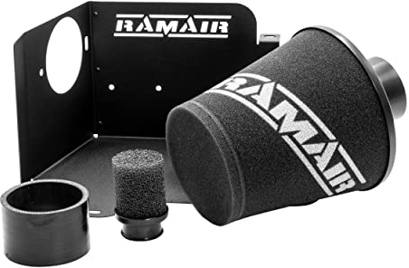 Ramair Filters JSK-103 Full Intake Induction Kit with Heatshield, Black