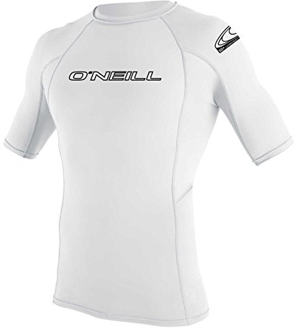 O'Neill Jungen Shirt Youth Basic Skins Short Sleeve Rash Guard, White, 14, 3345-025-14