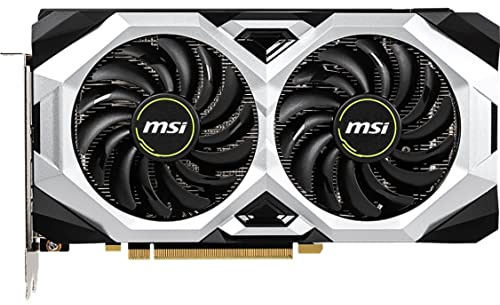 msi Gaming GeForce RTX 2060 6GB GDRR6 192-bit HDMI/DP 1710 MHz Boost Clock Ray Tracing Turing Architecture VR Ready Tarjeta gráfica (RTX 2060 Ventus GP OC)