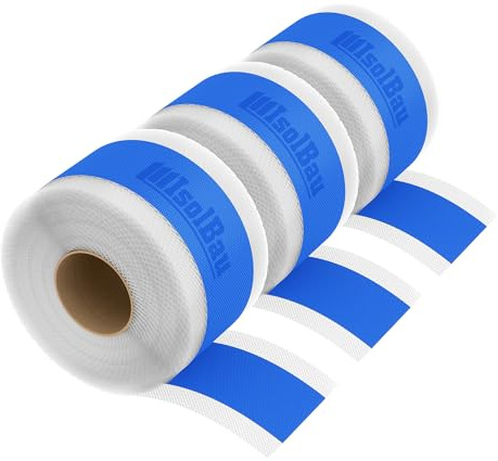 Isolbau Dichtband P2 Blau - 150 m Abdichtband Wasserdichtes Dichtungsband für Sanitär, Dusche, Bad, Fliesen, Balkon und Terrasse, Abdichtung für Innen- & Außenbereich Isolierung - 120 mm