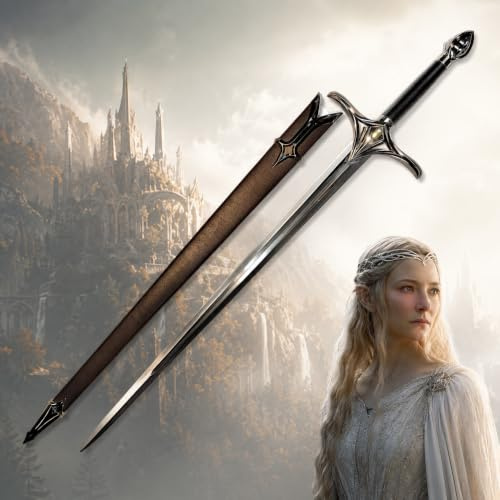 Der Herr der Ringe - LOTR Schwert, Filmschwert, echt, aus Stahl, Der Hobbit, Zauberer Merch, Aragorn Sword, Deko für Sammler und als Geschenk