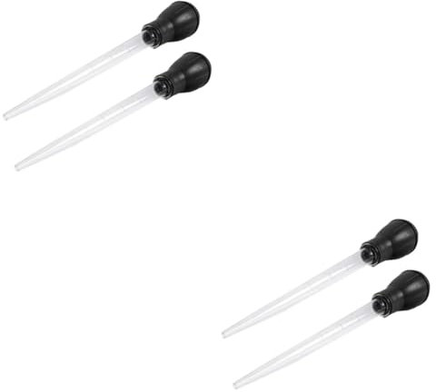 Kisangel 4pcs Aquarium Cleaning Tool Fish Tank Pipette for Fish Tank Cleaner Aquarium Waste Removal and Safe for Water Changing