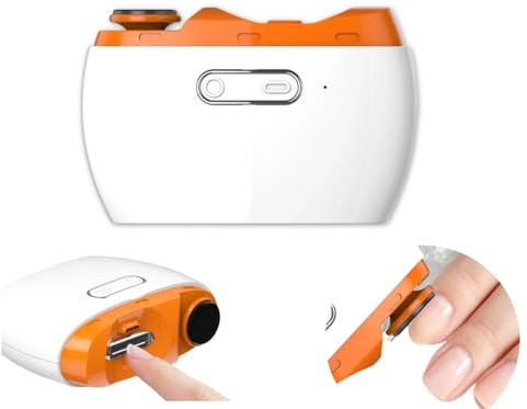 Coupe-Ongles Électrique, Coupe - ongles entièrement automatique, polisseuse à ongles, coupe - ongles entièrement automatique, coupe - ongles électrique de sécurité avec lumière LED