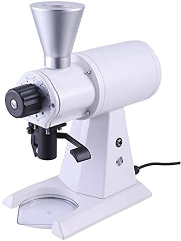 XFZJCHAP Macchina per Il caffè Macinacaffè 220V/110 Macchina per Il caffè elettrica Macchina per Il caffè con smerigliatrice Macchina per caffè Americano Mantieni Caldo (Colore : Bianca,