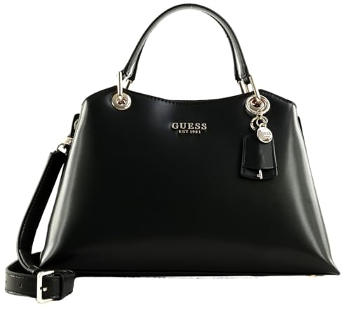 GUESS Eco Evaine Girlfriend Satchel Black