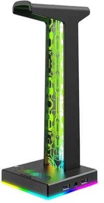 GTOULHH Supporti per Cuffie Supporto Cuffie Supporto for Cuffie Supporto for Cuffie RGB con Porta USB Supporto for Cuffie for Gancio for Cuffie da Tavolo Supporto per Cuffia