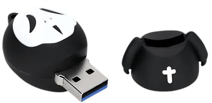64GB USB 3.0 Flash Drive Cartoon Novelty Halloween Silicone Ghost Memory Stick Silicone Rubber Pendrive Data Storage