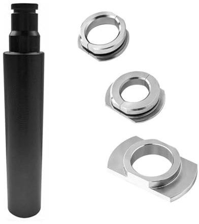Rorqgd Fahrrad 24 mm 26 mm 30 mm Lagerabzieher Tretlager Demontage Presse Werkzeug Entfernungszubehör für BB30 BB86 BB92 Schwarz