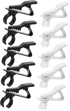 SWOOMEY Universal Microphone Clip Holder for Lavalier Microphones, Secure Grip Plastic and Metal Clamp, Lightweight, Easy to Use for Interviews and Live Streaming