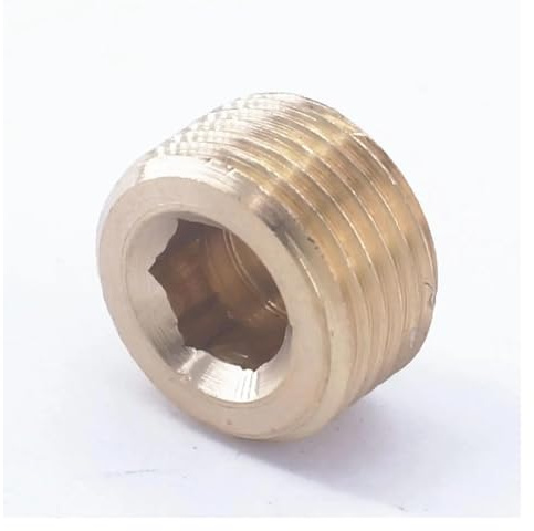 Tubo de latón macho M18 x 1,5 mm avellanado interno hexagonal cabeza Allen