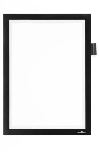 Durable 499301 Info frame Duraframe Note (A4, avec fermeture magnétique et porte-stylo) 1 pièce, noir