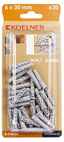 KOELNER FIX Spreizdübel 6x30, 30 Stück, B-FIXK06
