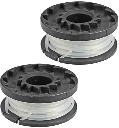 SPARES2GO 4m Spool & Line for Qualcast N0F-GT-250/18-E GTLi18 Strimmer Trimmer (Pack of 2)
