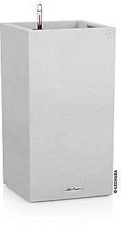 LECHUZA CANTO Stone 30 high quartz white 13607