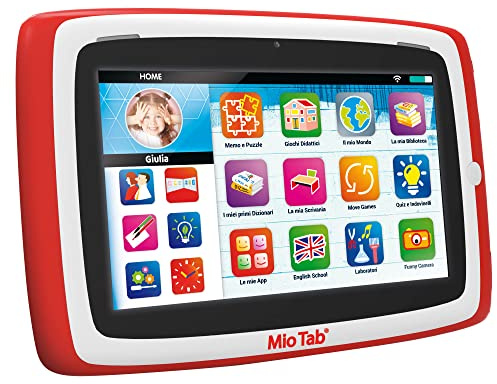 Liscianigiochi -Mio Tab 7'' Evolution 2022, Bambini 6-12 Anni, Memoria 16 GB, Autonomi, capacità sensoriali, Coordinazione Occhio-Mano, Multicolore, 97005