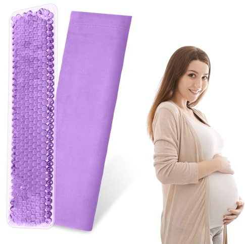 ACWOO Lot de Poche de Glace Post-Partum Réutilisables, Doux Poches Froides Périnées, Sacs de Glace Périnée Réutilisables avec Sac En Velours Lavable, pour Compresse Chaude Froide pour Soins Postpartum