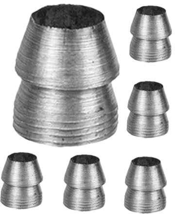 Happyyami 6 Pezzi strumenti da giardinaggio cuneo spaccalegna con manico a martello cunei con manico d'ascia cuneo per utensile cuneo in metallo con manico d'ascia ferro da stiro Grey