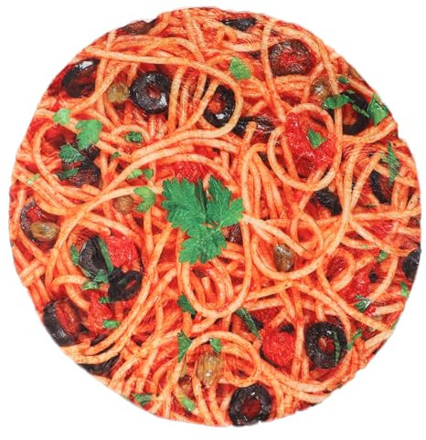 ULTECHNOVO Runde Pizza-Decke Fleece Witzige Und Weiche Decke Für Erwachsene Für Wohnaccessoire Warm Und