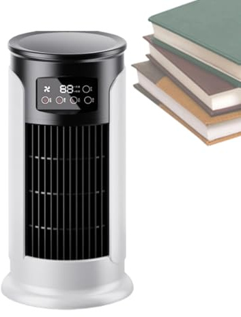 Ventilateur de climatisation - Mini refroidisseur portable, ventilateur électrique avec minuterie, alimenté par USB, climatiseur personnel pour chambre à coucher