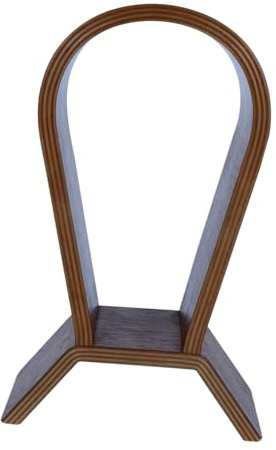 Angoily Walnut Solid Wood Headphone Stand for Gaming Headset Holder Headphone Display Stand Natural Wood Material for Home Office Desk Storage
