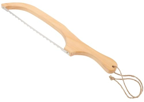 Abaodam Coltello per Pane in Acciaio Inossidabile Manico in Legno, Utensile da Cucina Seghettato per Tagliare Fette di Pane, Dolci e Torte, Strumento Professionale Antiruggine per Cucina
