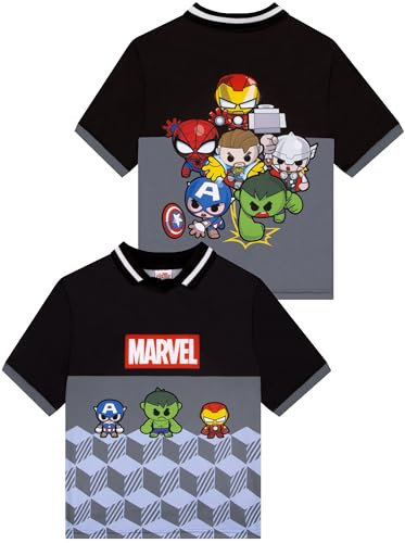 Marvel T Shirt, The Avengers Football Shirt for Boys, Oversized Boys’ T-Shirts, Boys Clothes, Ages 2 to 12 Years