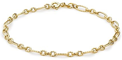 CARISSIMA Damen Armband 9 Karat (375) Gelbgold 19 cm